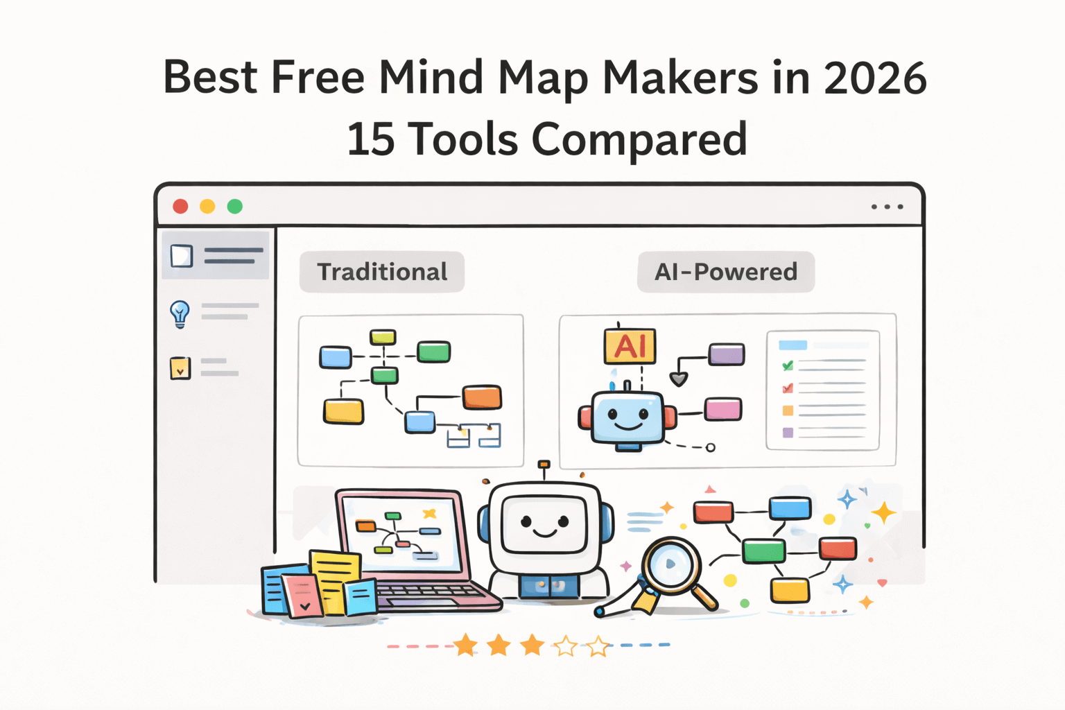 Best Free Mind Map Makers in 2026: 15 Tools Compared